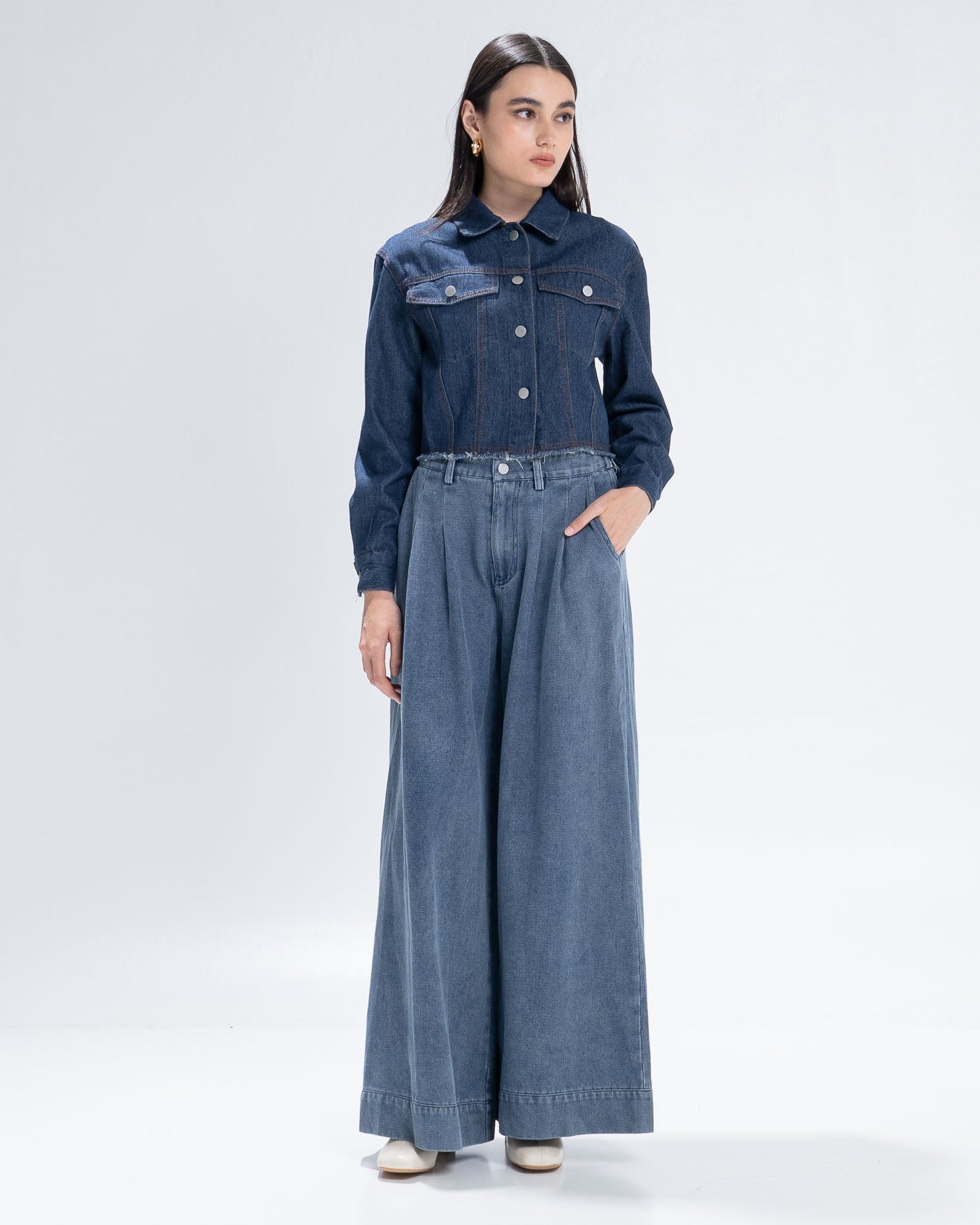 The Stage 14 Jacket Denim - Outer Wanita Kekinian - 190916