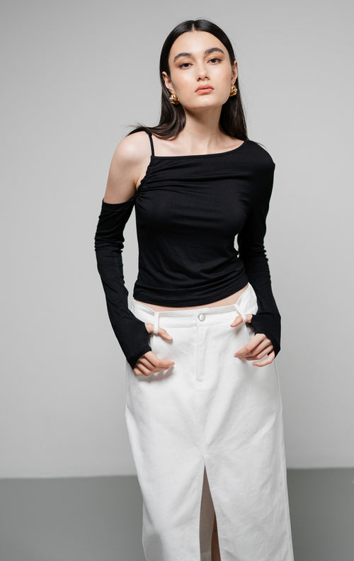 The Stage 20 Top Black - Atasan Wanita Kekinian - 190922