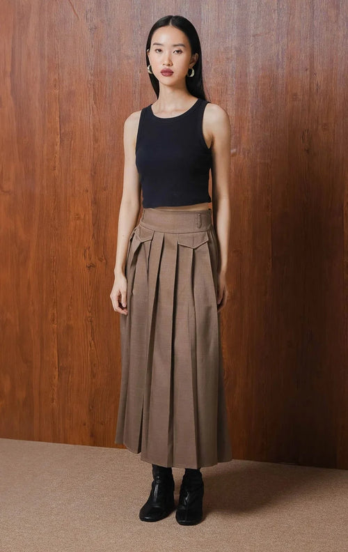 Yeena Skirt Brown