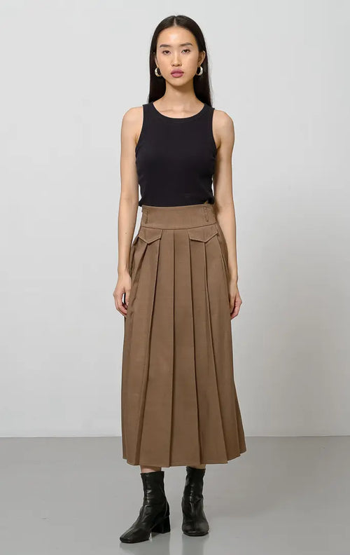 Yeena Skirt Brown