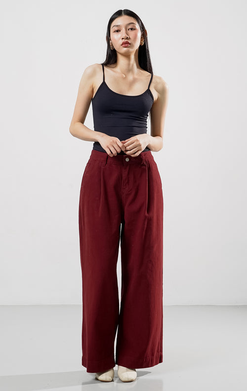Giona Pants Maroon