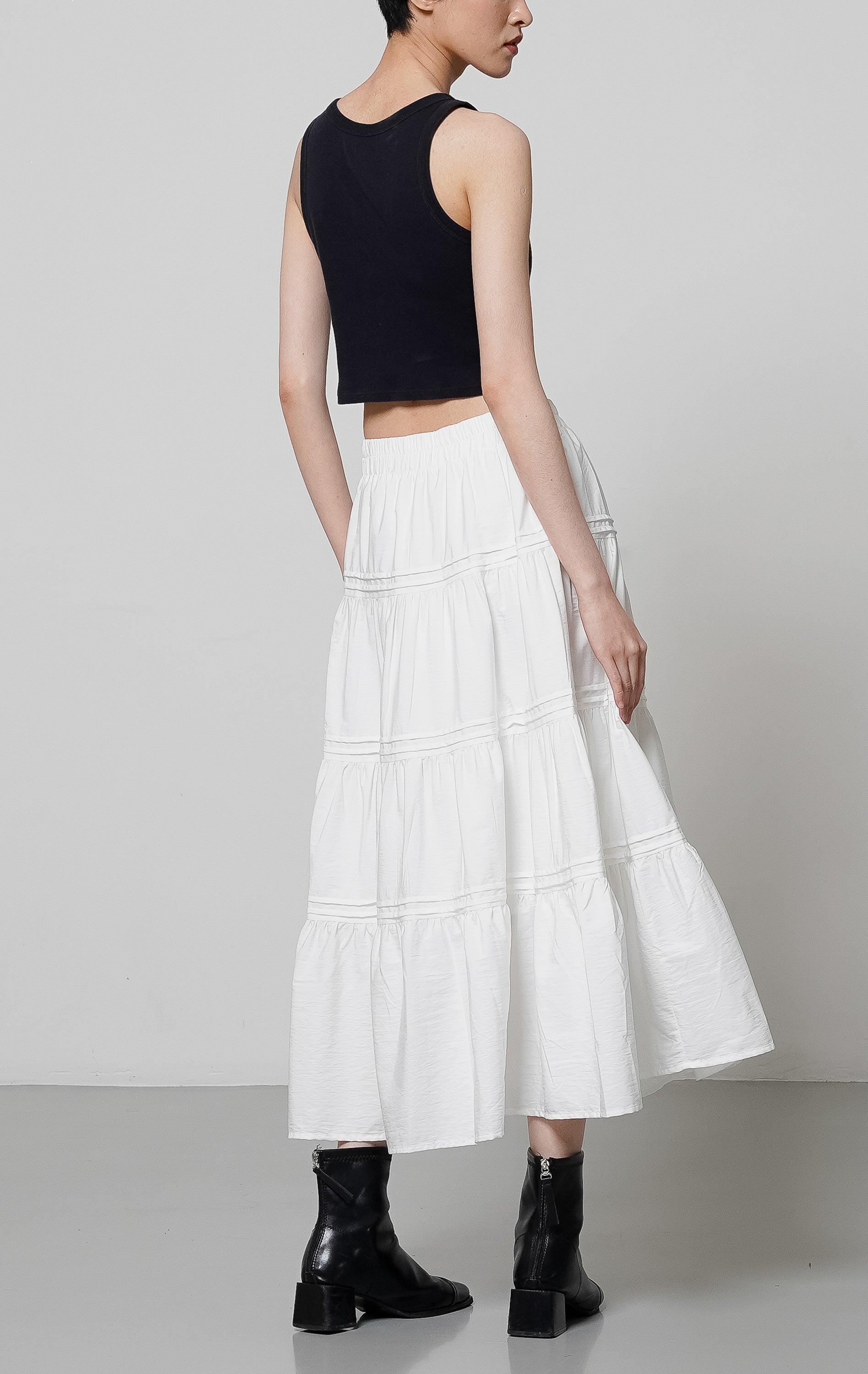 Laina Skirt White