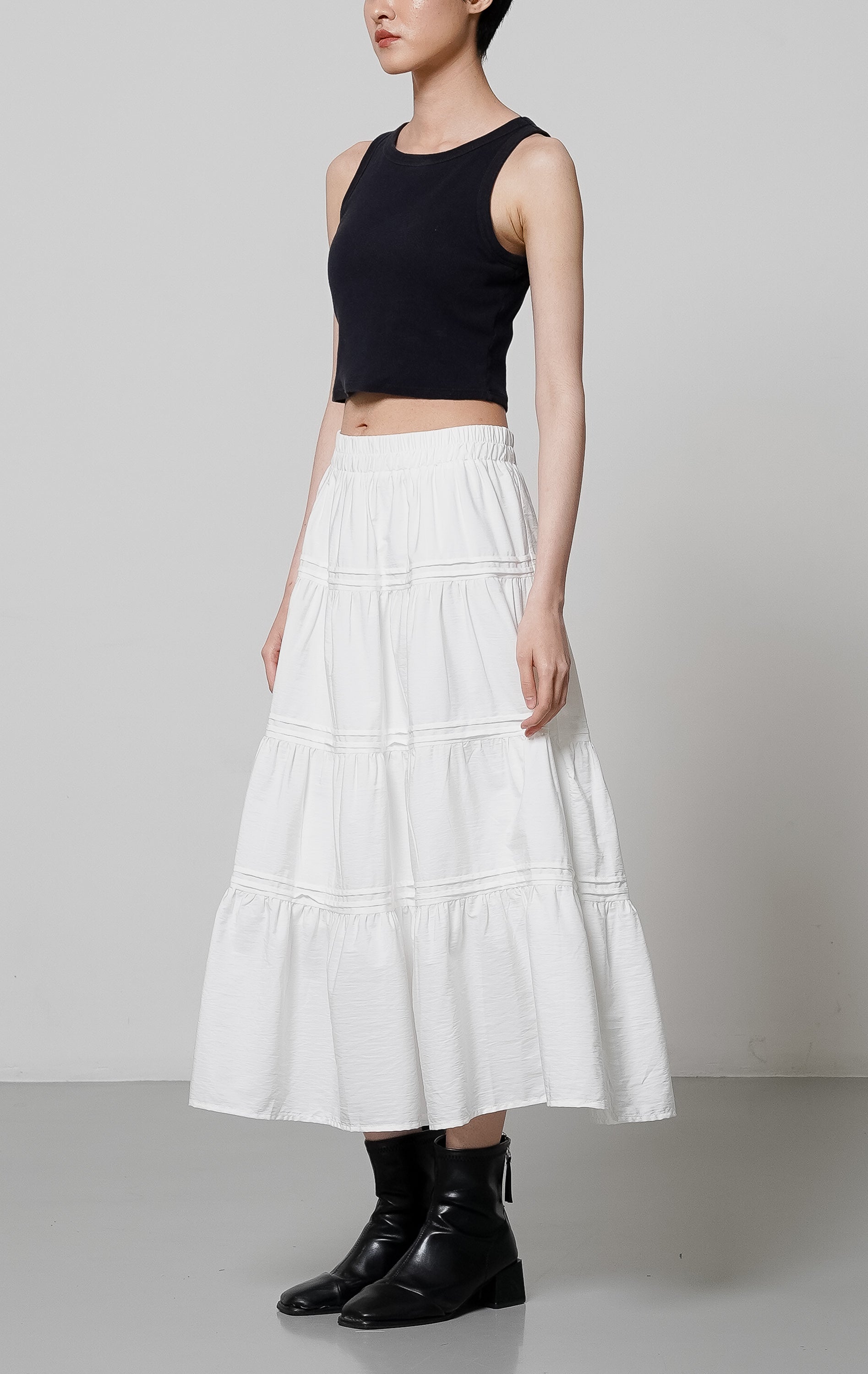 Laina Skirt White