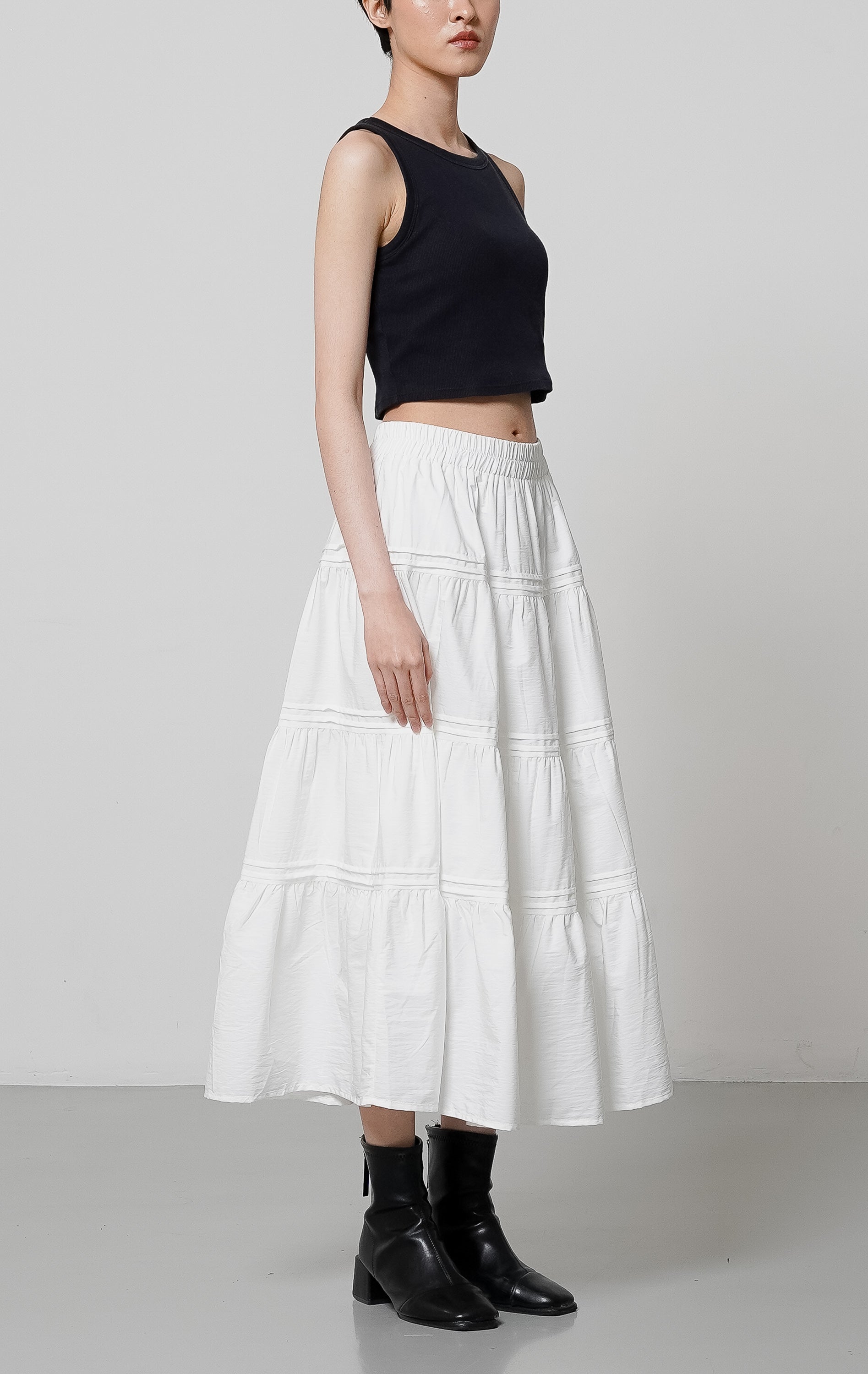 Laina Skirt White
