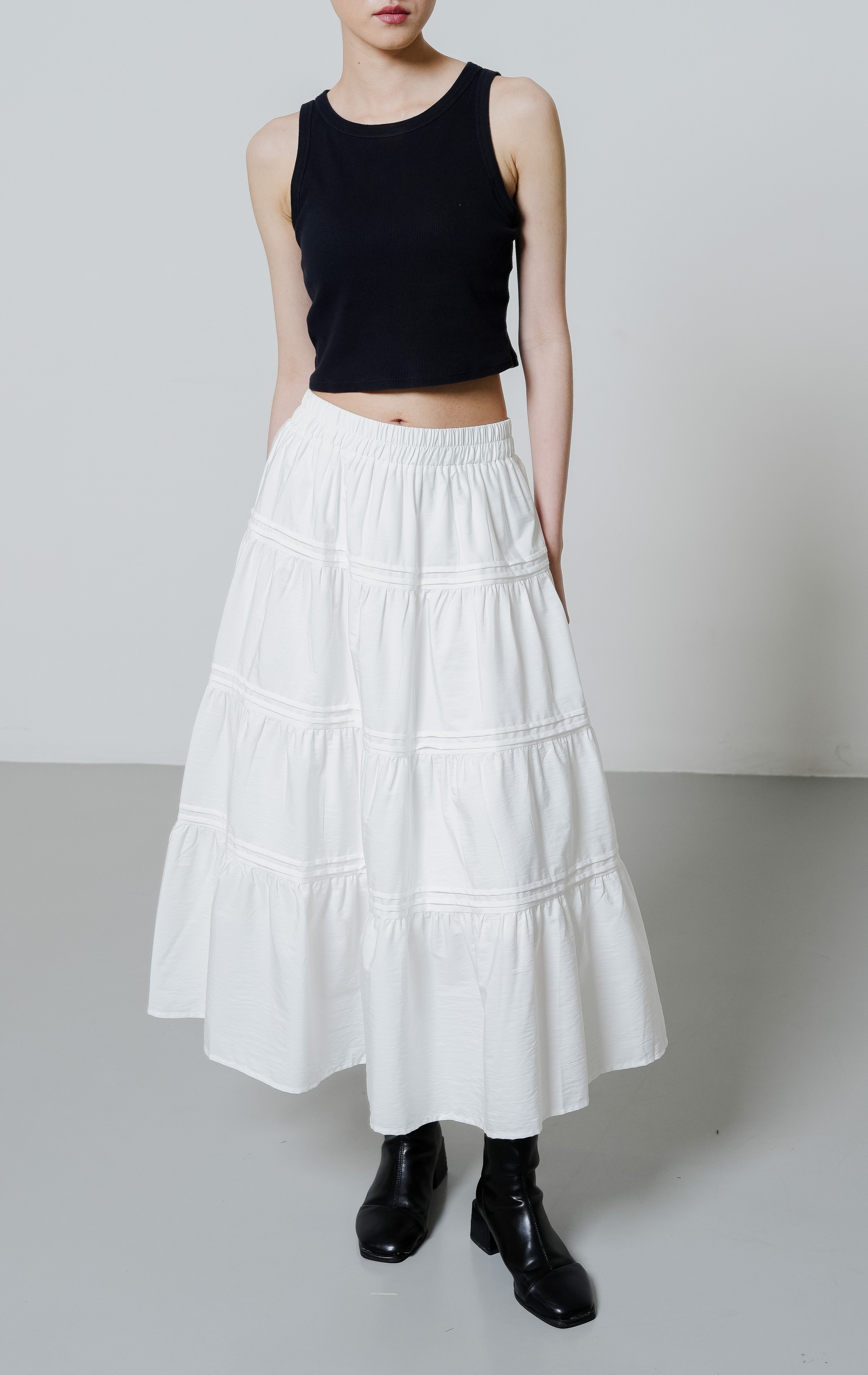 Laina Skirt White