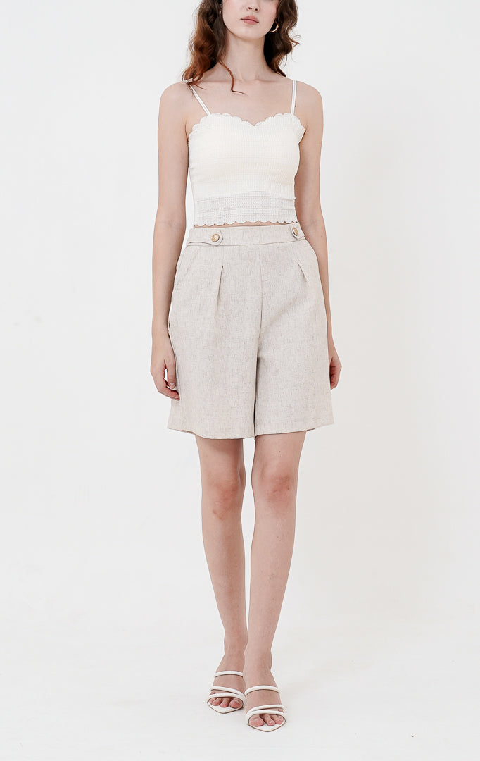 SH Alaia Shorts Ivory