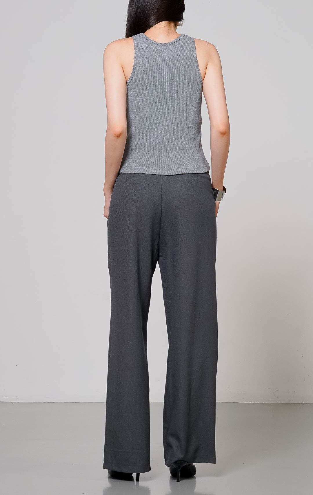 Clemence Pants Dark Grey