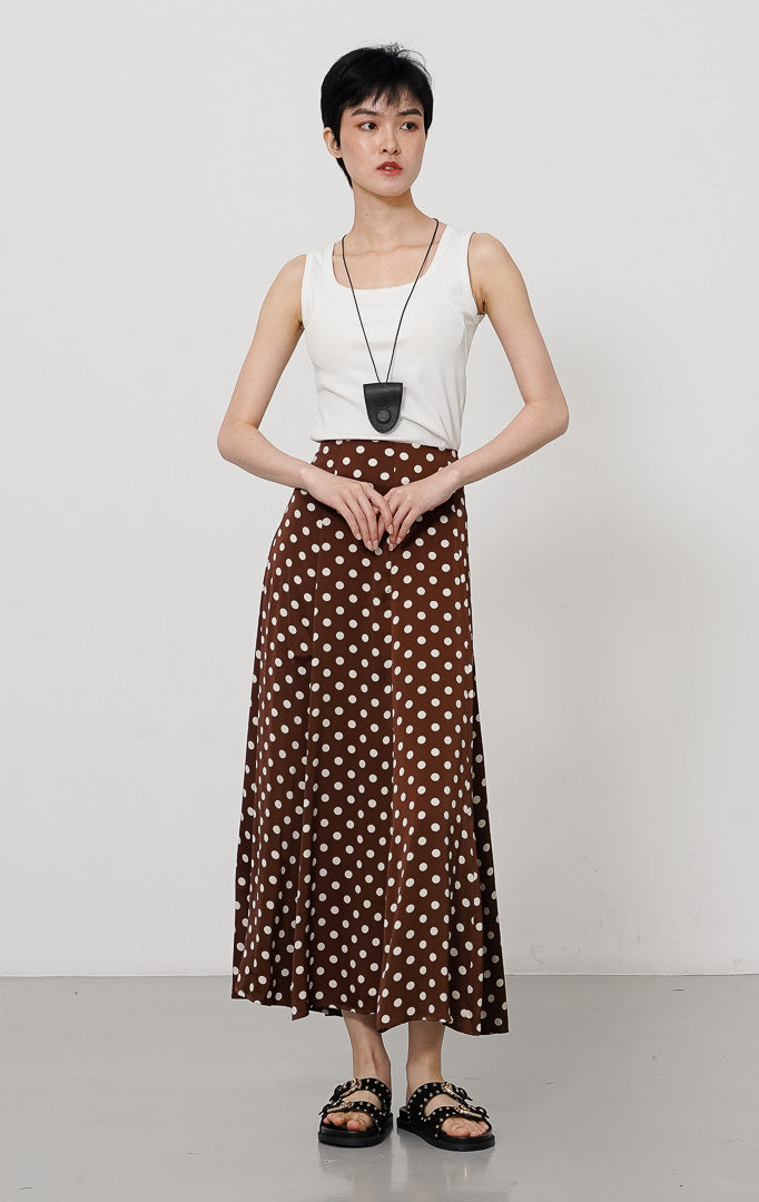 Leah Skirt Brown