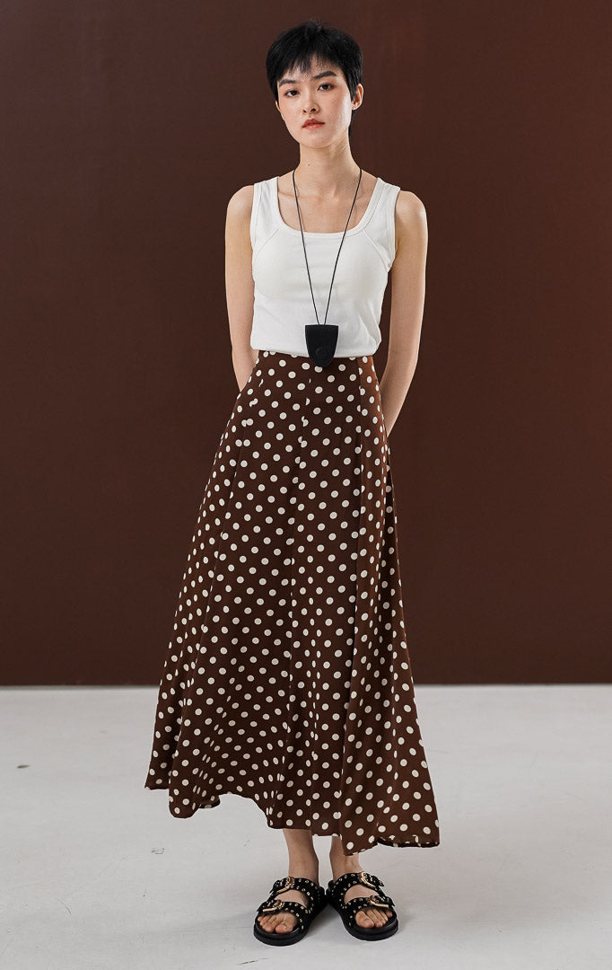 Leah Skirt Brown