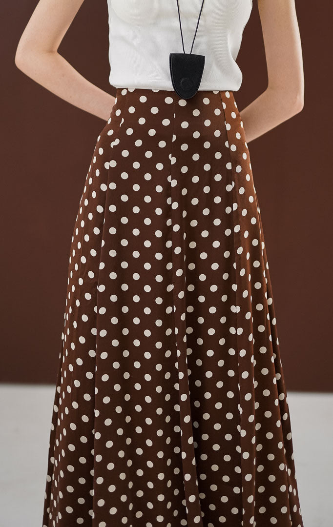 Leah Skirt Brown