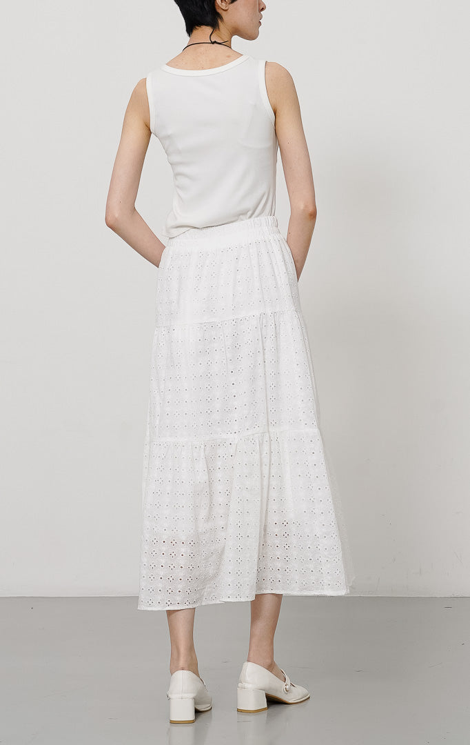 Wanda Skirt White