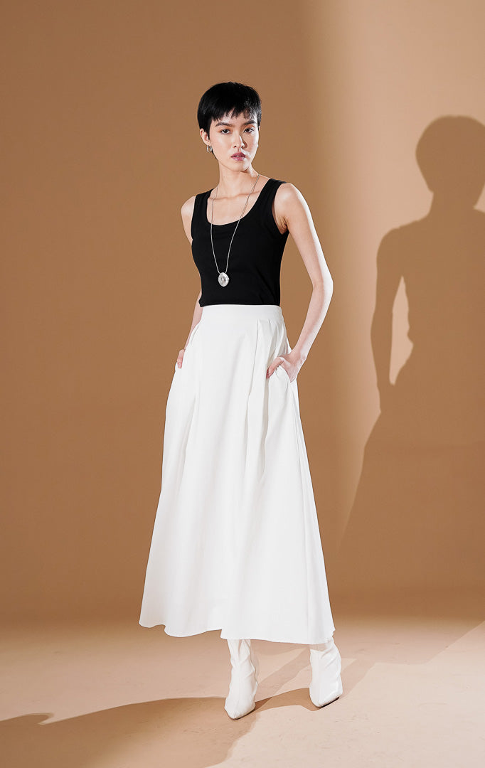 Estelle Skirt White