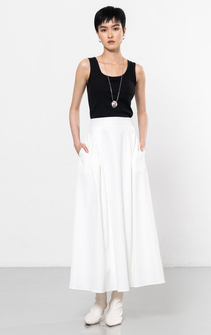 Estelle Skirt White