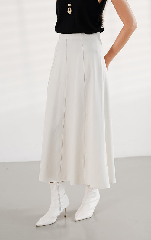 Bernice Skirt Ivory