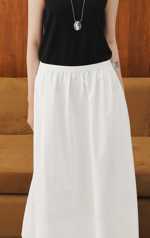 Chaewon Skirt White