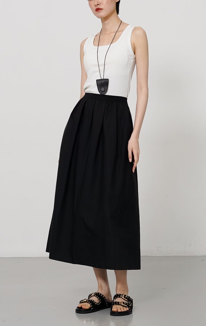 Chaewon Skirt Black