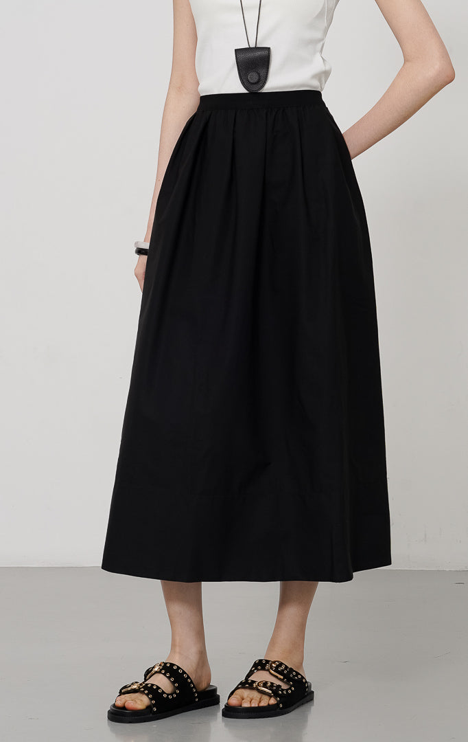 Chaewon Skirt Black