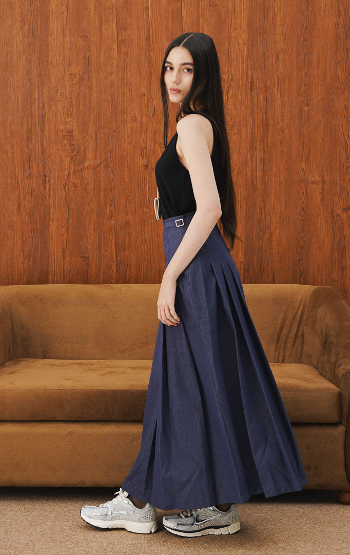 Charlie Skirt Dark Denim
