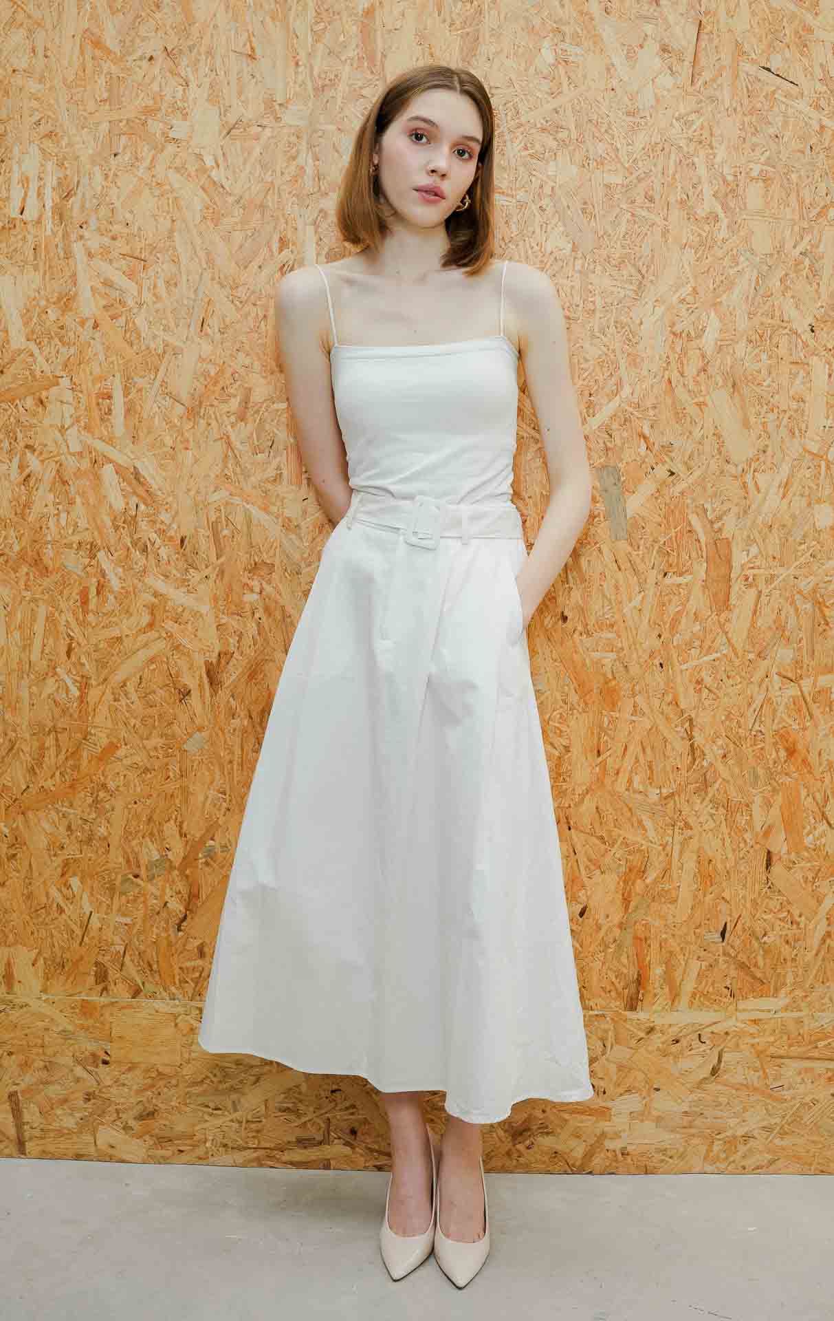 SH Aspen Skirt White