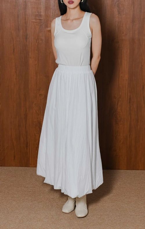 Sharon Skirt White