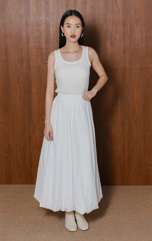 Sharon Skirt White