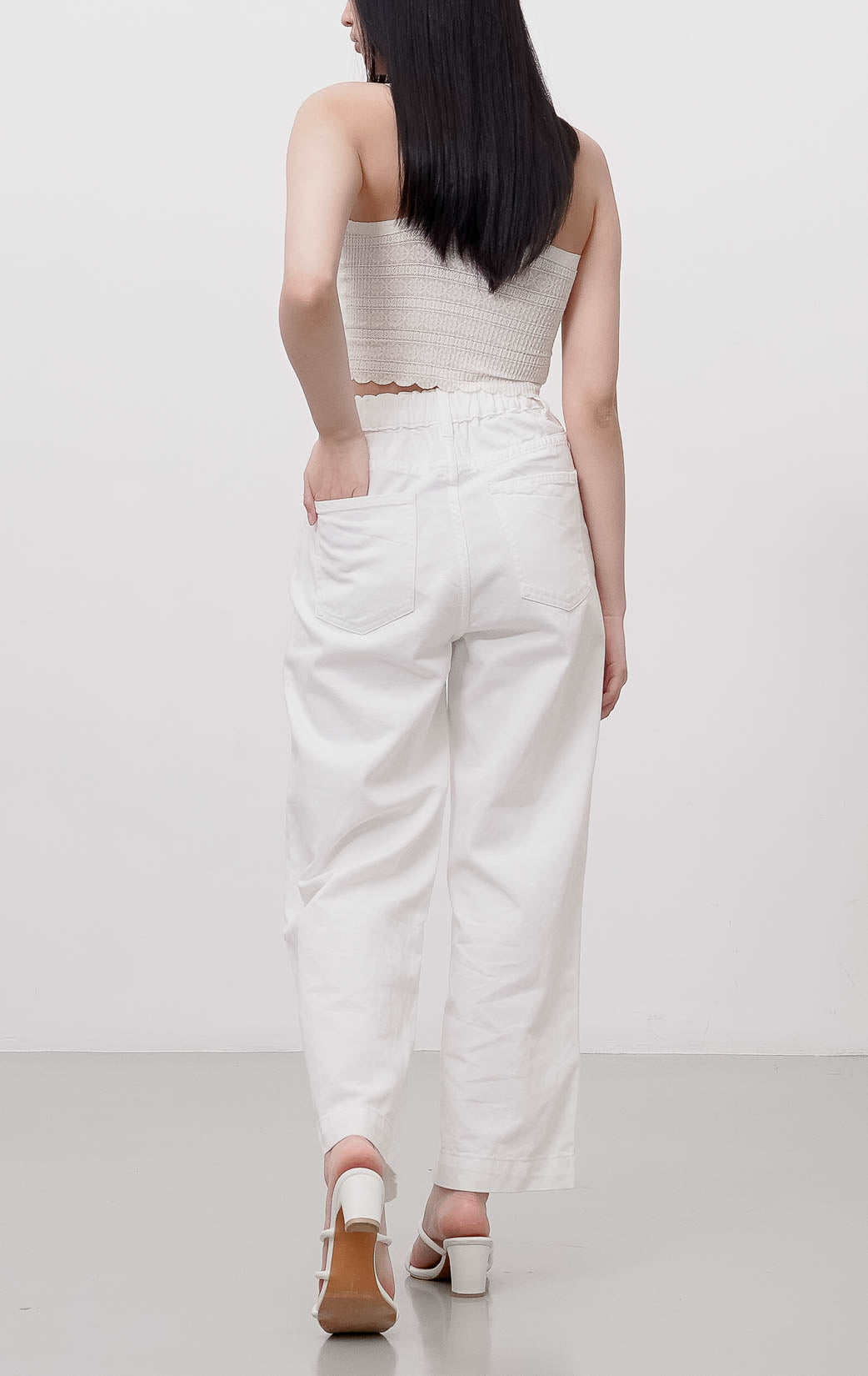 Wayne Pants White Denim