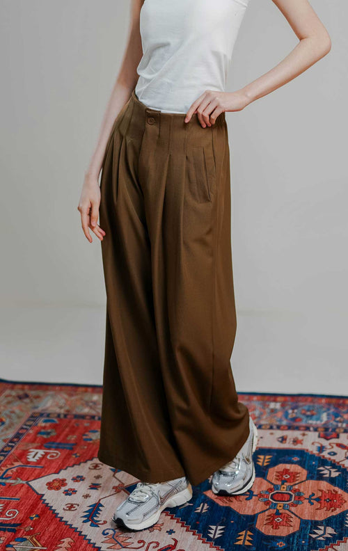 Jose Pants Dark Brown