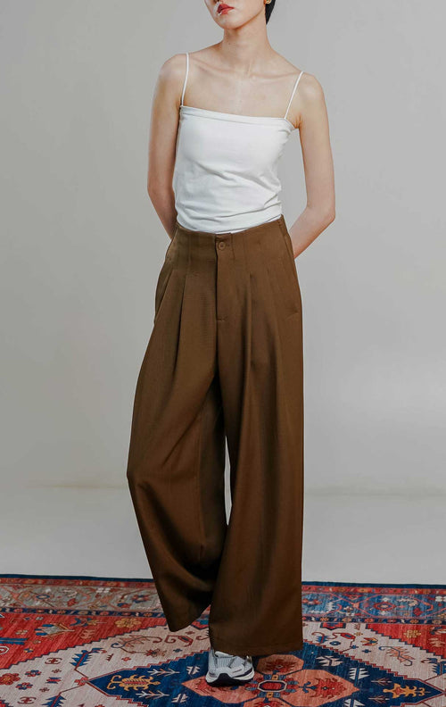 Jose Pants Dark Brown