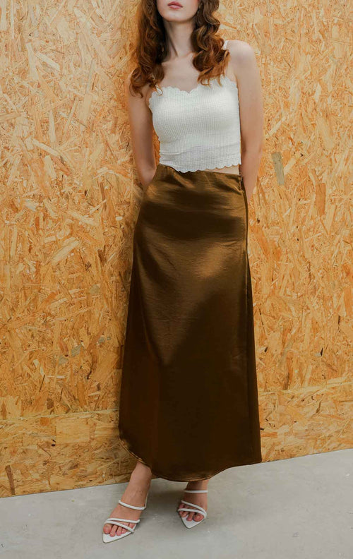 SH Elaine Skirt Brown