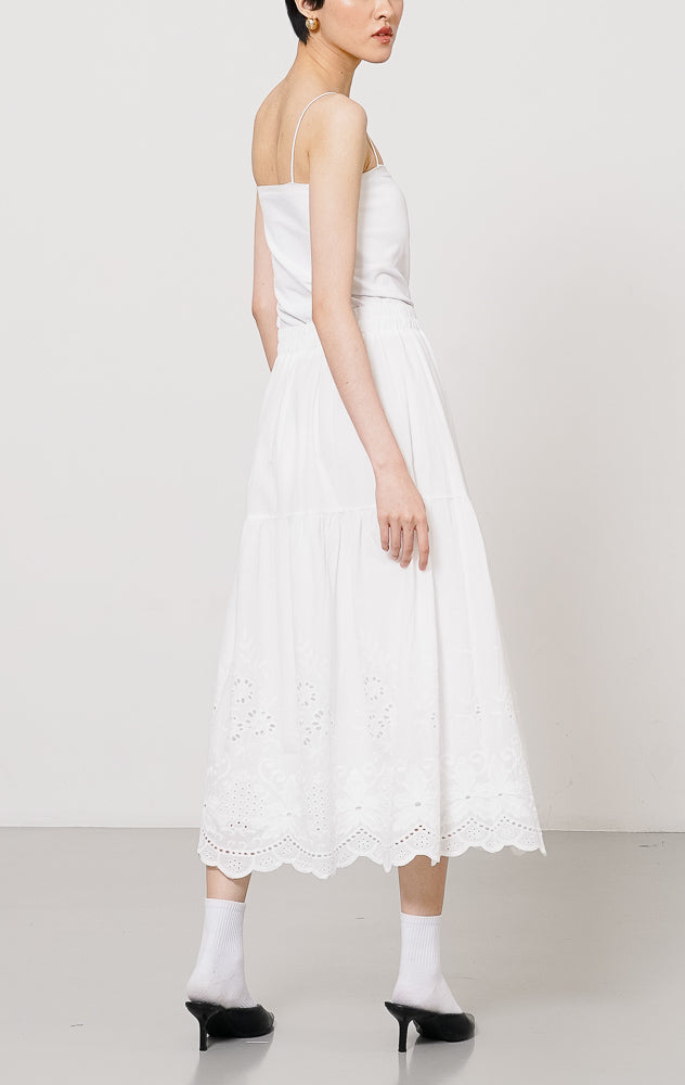 Lily Skirt White