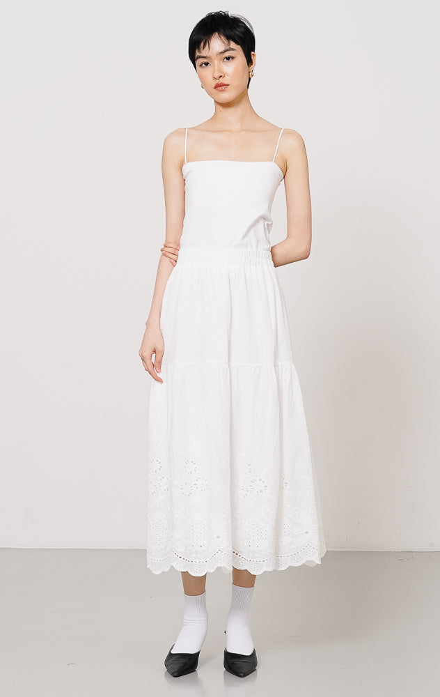 Lily Skirt White