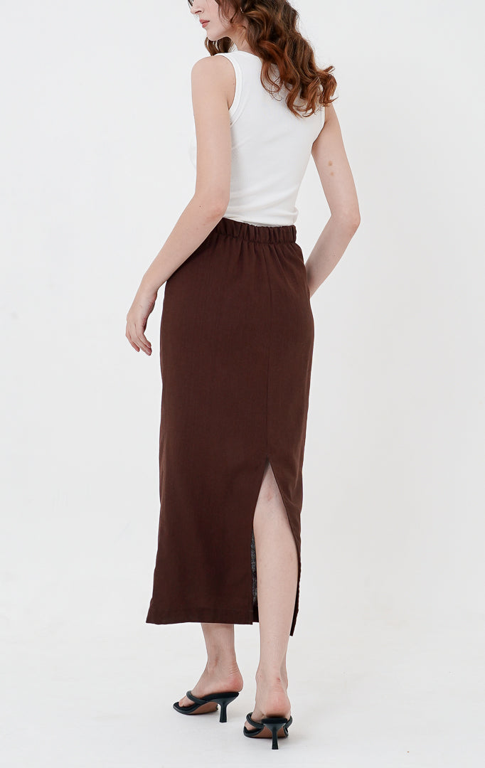 SH Beverly Skirt Brown