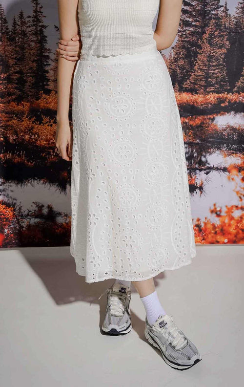 Somerset Skirt White