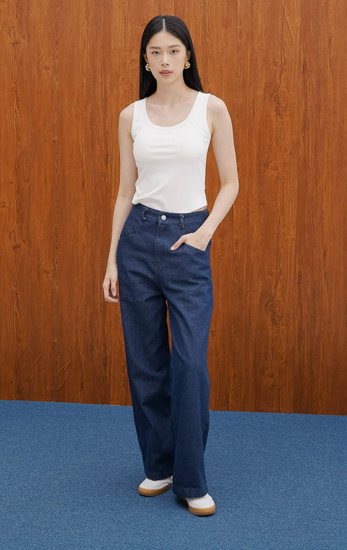 Marthens Pants Blue Denim
