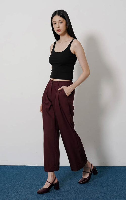 Tirta Pants Maroon