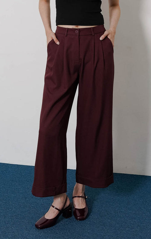 Tirta Pants Maroon