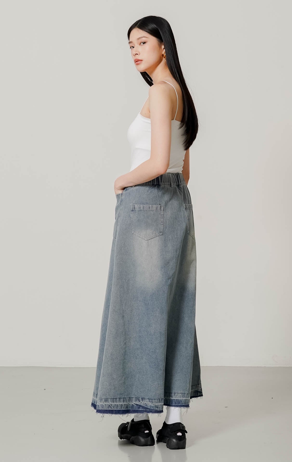 Gideon Skirt Denim