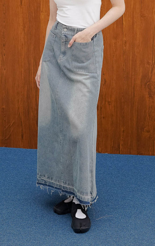 Gideon Skirt Denim