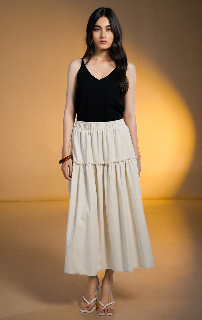 Anaya Skirt Ivory