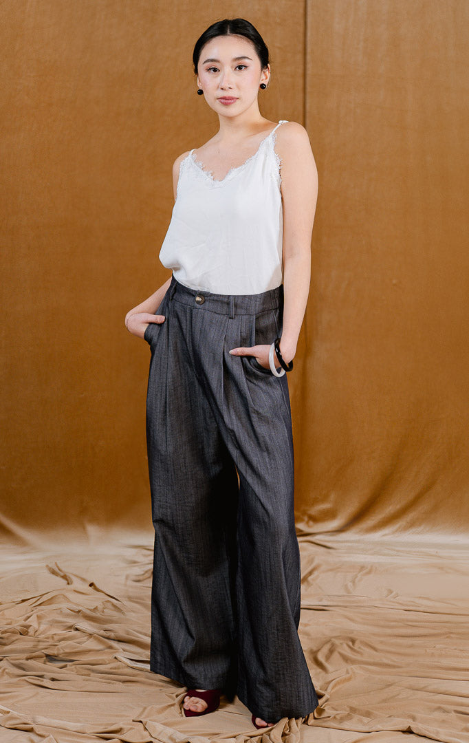 CNY Cattleya Pants Navy