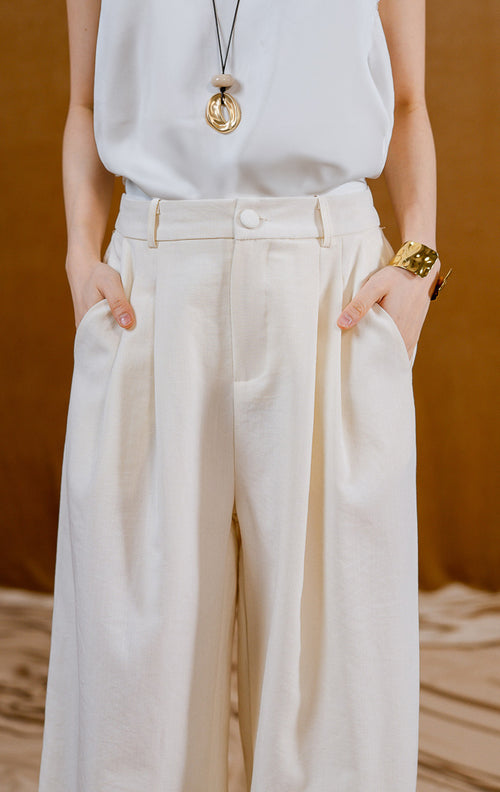 CNY Cattleya Pants Ivory
