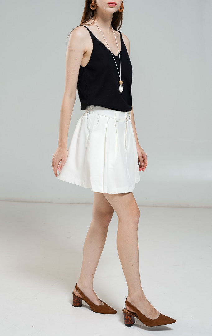 Tokuno Skort White