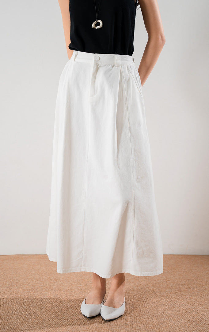 Almira Skirt White
