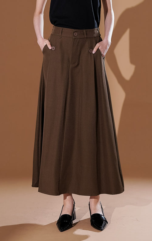 Izzy Skirt Dark Brown