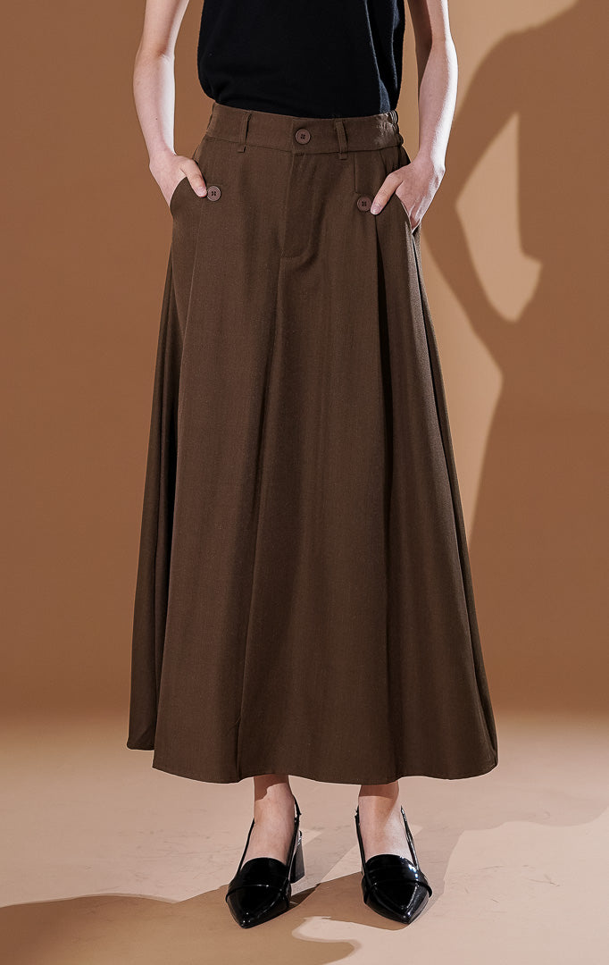 Izzy Skirt Dark Brown