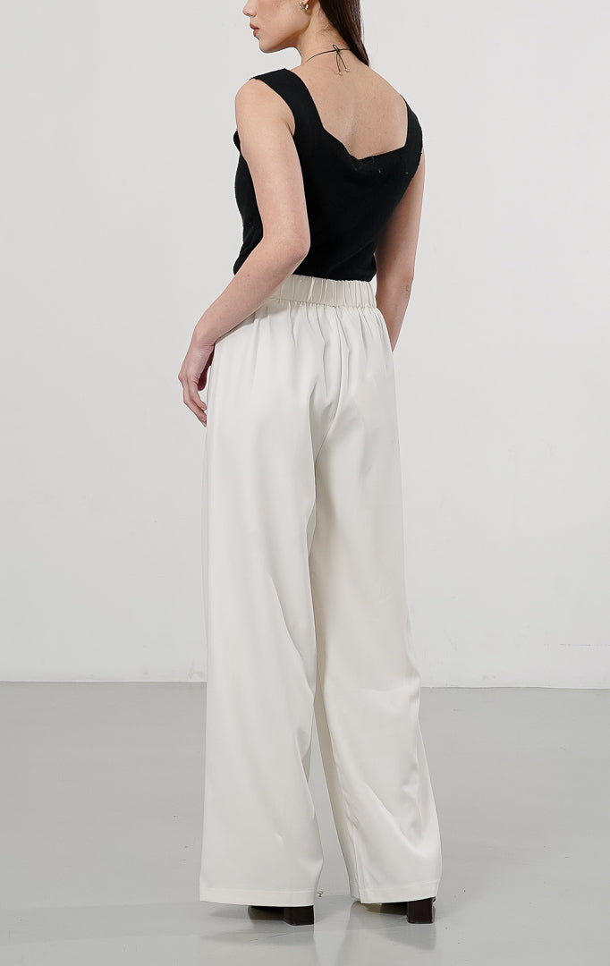 Clarence Pants White