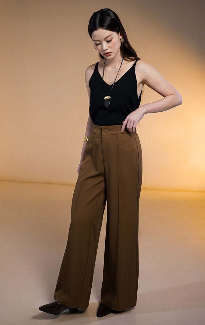 Clarence Pants Dark Brown