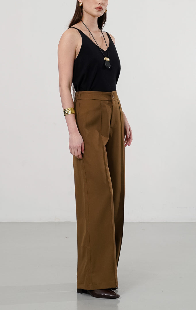 Clarence Pants Dark Brown