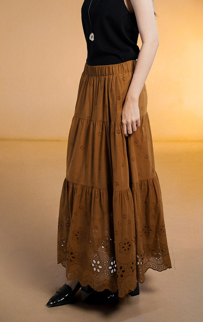 Primrose Skirt Brown