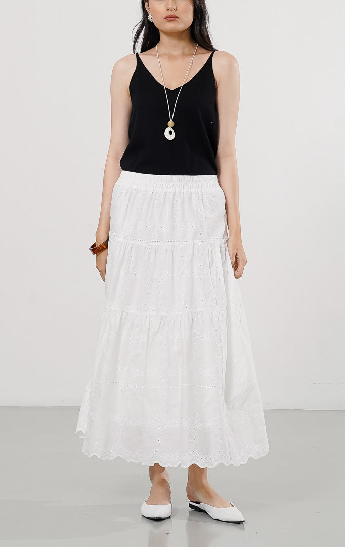Antonella Skirt White